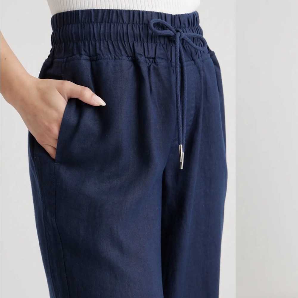 Quince Wide Leg Linen Pants - Picture 4 of 8